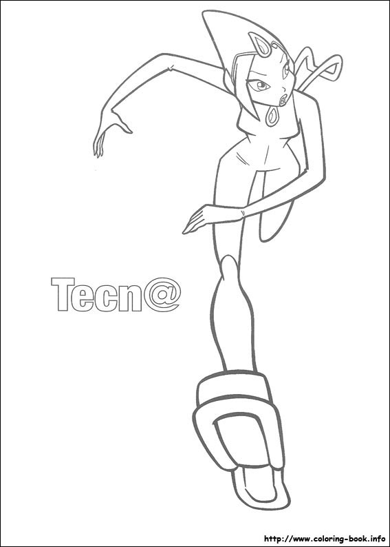 Winx Club coloring picture